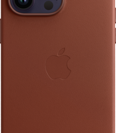 Apple iPhone 14 Pro Back Cover met MagSafe Leer Omber