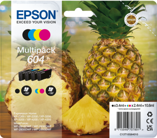 Epson 604 Cartridge Combo Pack