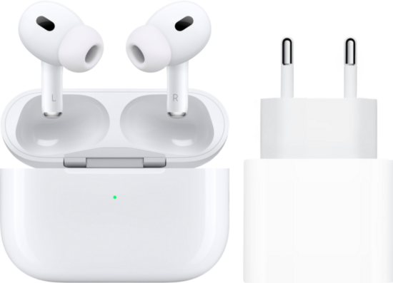 Apple Airpods Pro 2 + Apple USB C Oplader
