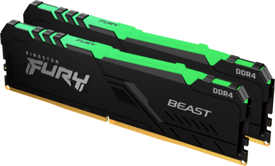 Kingston FURY Beast RGB 2x8GB DDR4 3200MHz (KF432C16BBAK2/16)