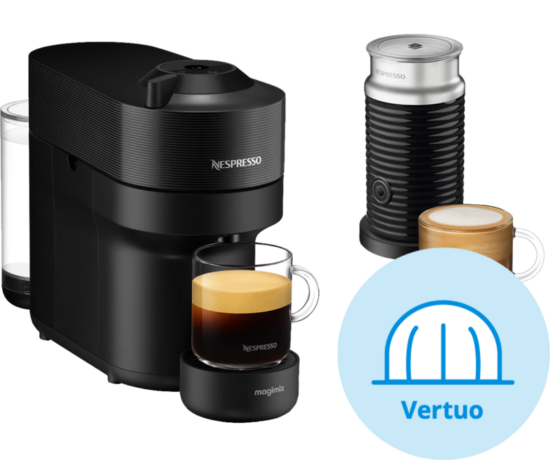 Magimix Nespresso Vertuo Pop Black Liquorice met Aeroccino - Nespresso Vertuo koffieapparaten