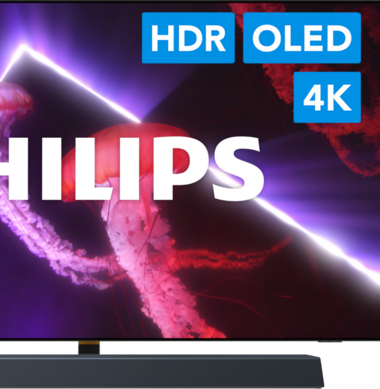 Philips 65OLED807 - Ambilight (2022) + Soundbar + Hdmi kabel