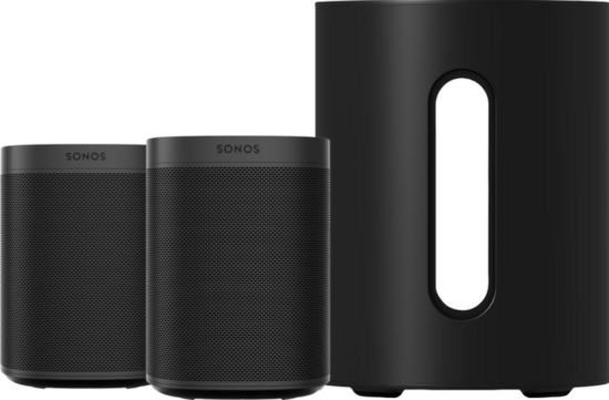 Sonos One SL Duo pack + Sonos Sub mini zwart