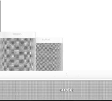 Sonos Beam Gen2 + 2xOne SL + Sub Mini Wit