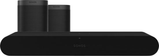 Sonos Ray 3.0 + One SL (2x) Zwart