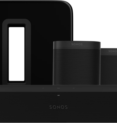 Sonos Ray 5.1 + One SL (2x) + Sub G3 Zwart