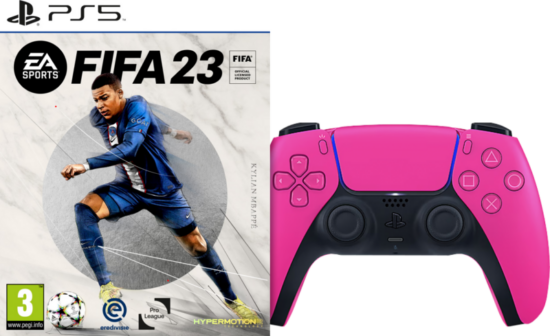 FIFA 23 PS5 + Sony Dualsense Roze