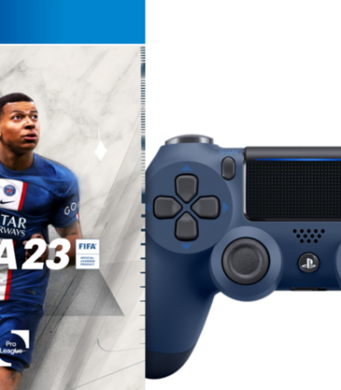 FIFA 23 PS4 + Sony Dualshock Blauw