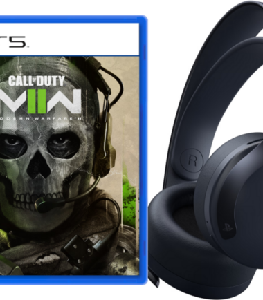 Sony 3D Pulse Headset Zwart + Call of Duty Modern Warfare II PS5