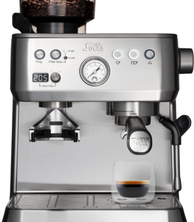 Solis Grind and Infuse Perfetta RVS - Koffieapparaten Espresso Halfautomatisch