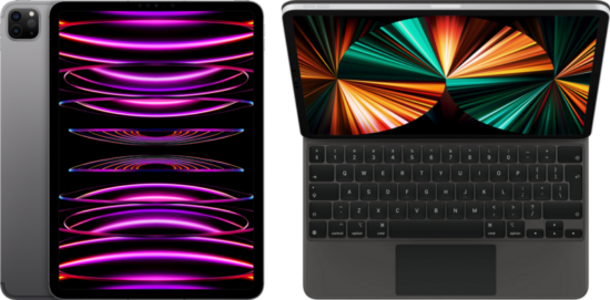 Apple iPad Pro (2022) 11 inch 128GB Wifi + 5G Space Gray + Magic Keyboard AZERTY