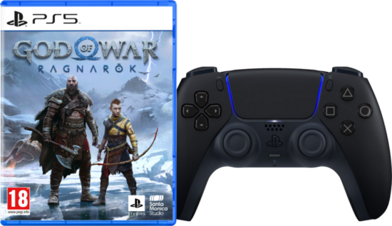 God of War Ragnarok Standard Edition PS5 + DualSense Zwart