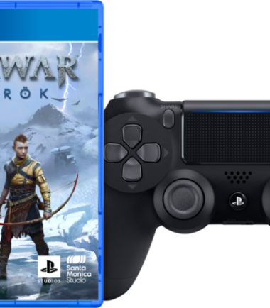 God of War Ragnarok Standard Edition PS4 + DualShock Zwart