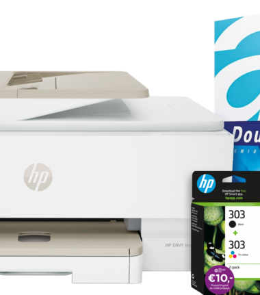 HP ENVY Photo Inspire 7920e + 1 set extra inkt + 2.500 vellen A4 papier