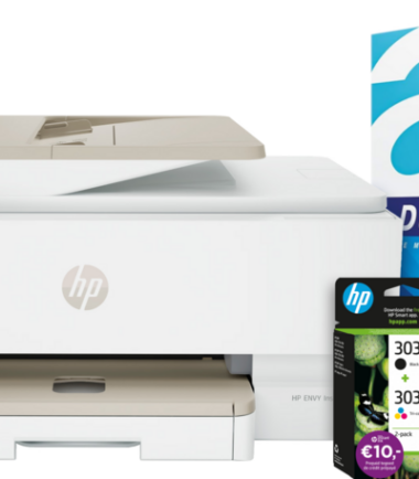HP ENVY Photo Inspire 7924e + 1 set extra inkt + 500 vellen A4 papier