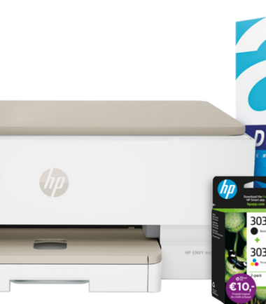 HP ENVY Photo Inspire 7220e + 1 set extra inkt + 500 vellen A4 papier