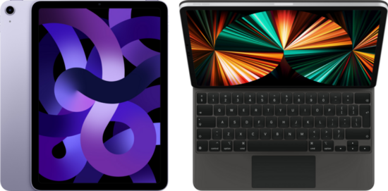 Apple iPad Air (2022) 10.9 inch 256GB Wifi Paars + Magic Keyboard AZERTY