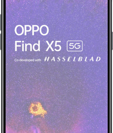 Just In Case Full Cover OPPO Find X5 Screenprotector Zwarte Randen