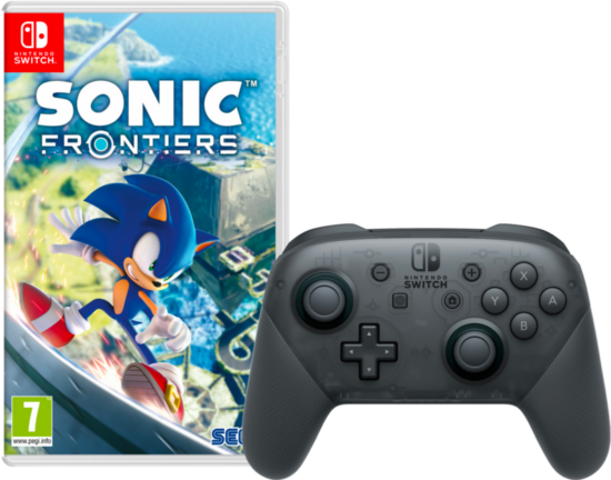 Sonic Frontiers + Nintendo Switch Pro Controller