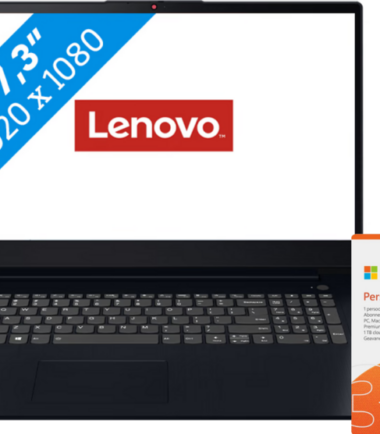 Lenovo IdeaPad 3 17ALC6 82KV00CBMB Azerty + Microsoft Office 365 Personal 1 jaar