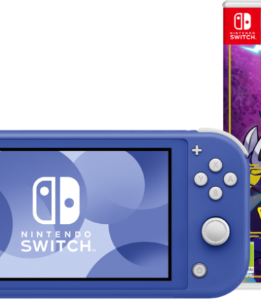 Nintendo Switch Lite Blauw + Pokémon Violet