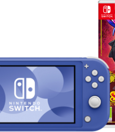 Nintendo Switch Lite Blauw + Pokémon Scarlet