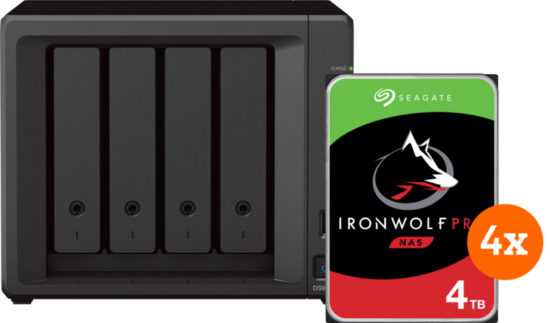 Synology DS923+ + Seagate Ironwolf 16TB Pro (4x4TB)