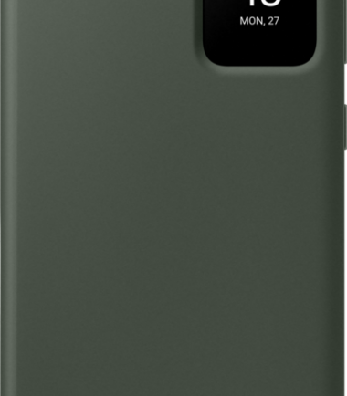 Samsung Galaxy S23 Plus Clear View Book Case Groen