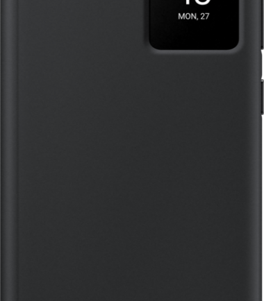 Samsung Galaxy S23 Ultra Clear View Book Case Zwart