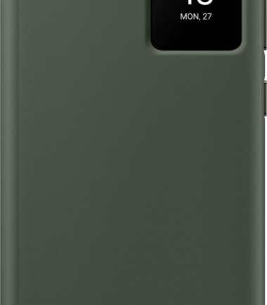 Samsung Galaxy S23 Ultra Clear View Book Case Groen