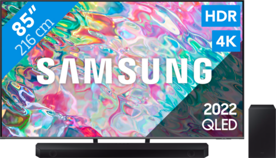 Samsung QLED 85Q70B (2022) + Soundbar
