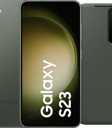 Samsung Galaxy S23 128GB Groen 5G + Clear View Book Case Groen