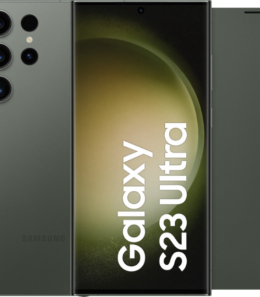 Samsung Galaxy S23 Ultra 256GB Groen 5G + Clear View Book Case Groen