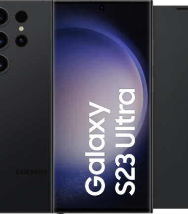Samsung Galaxy S23 Ultra 256GB Zwart 5G + Clear View Book Case Zwart