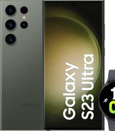 Samsung Galaxy S23 Ultra 1TB Groen 5G + Galaxy Watch5 Zwart 44mm