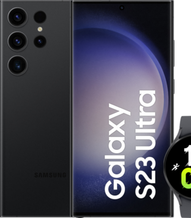 Samsung Galaxy S23 Ultra 512GB Zwart 5G + Galaxy Watch5 Zwart 44mm