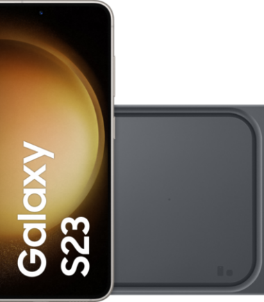Samsung Galaxy S23 128GB Crème 5G + Duo Draadloze Oplader 15W