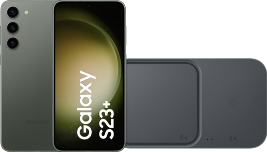 Samsung Galaxy S23 Plus 512GB Groen 5G + Duo Draadloze Oplader 15W