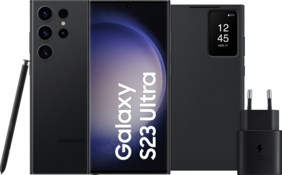 Samsung Galaxy S23 Ultra 256GB Zwart 5G + Accessoirepakket