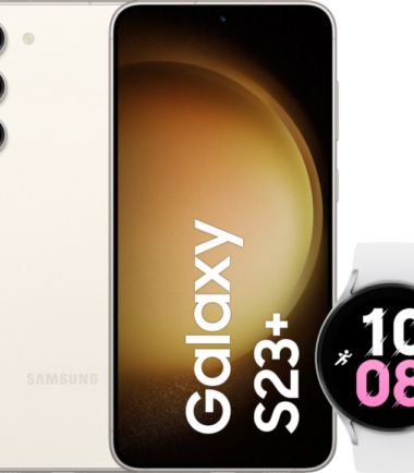 Samsung Galaxy S23 Plus 512GB Crème 5G + Galaxy Watch5 Zilver 44mm