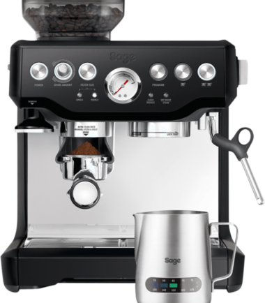 Sage Barista Express Black Truffle - Koffieapparaten Espresso Halfautomatisch