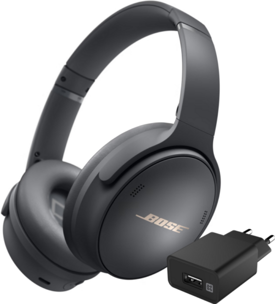 Bose QuietComfort 45 Limited Edition Eclipse Grijs + XtremeMac Oplader met Usb A Poort 12W