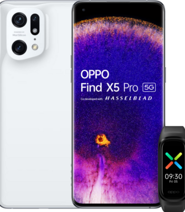 OPPO Find X5 Pro 256GB Wit 5G + OPPO Band Smartwatch
