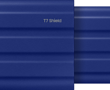 Samsung Portable SSD T7 Shield 1TB Blauw - Duo Pack