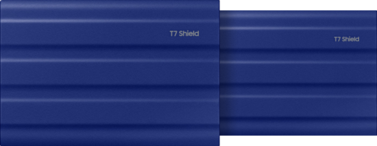 Samsung Portable SSD T7 Shield 1TB Blauw - Duo Pack