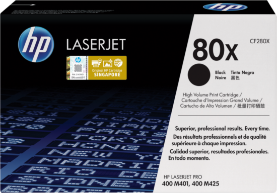 HP 80X LaserJet Toner Zwart (Hoge Capaciteit)