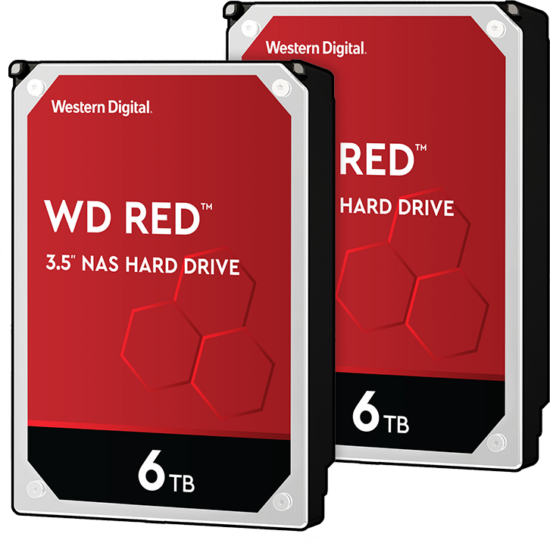 WD Red WD60EFAX 6TB Duo Pack - RAID 0 of 1