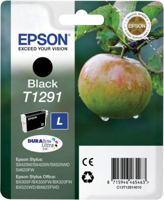 Epson T1291 Cartridge Zwart