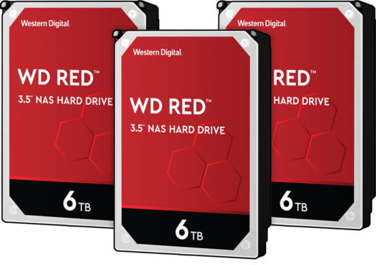 WD Red WD60EFAX 6TB 3-pack - RAID 0