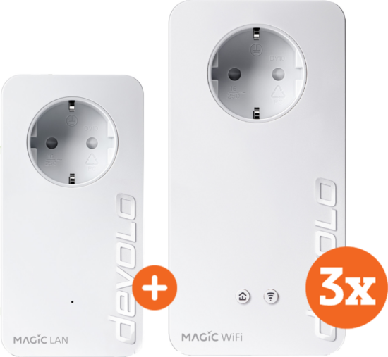 Devolo Magic 2 WiFi next Multiroom Kit + Uitbreiding (BE)